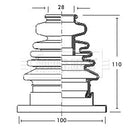 Borg & Beck Cv Joint Boot Kit Part No -BCB2753