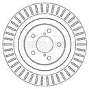 Borg & Beck Brake Disc Pair Part No -BBD4475