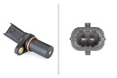 HELLA 6PU 009 163-381 Sensor, crankshaft pulse - 12V - 2-pin connector - in transmission housing