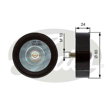 Gates DriveAlign Idler Pulley - T36039