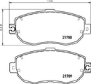 Mintex Brake Pad Set fits -Lexus MDB1840 (also fits other vehicles)