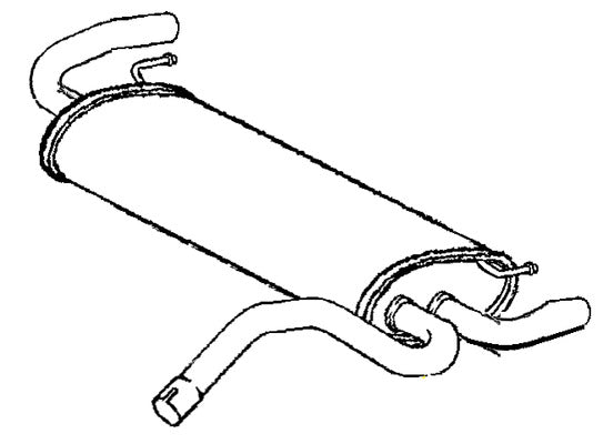 Klarius VO559H - Box With Tail Pipe
