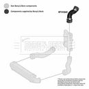 Borg & Beck Turbo Hose Part No -BTH1661