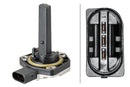 HELLA 6PX 358 141-101 Sensor, parking distance control - angled - 3-pin connector - Plugged