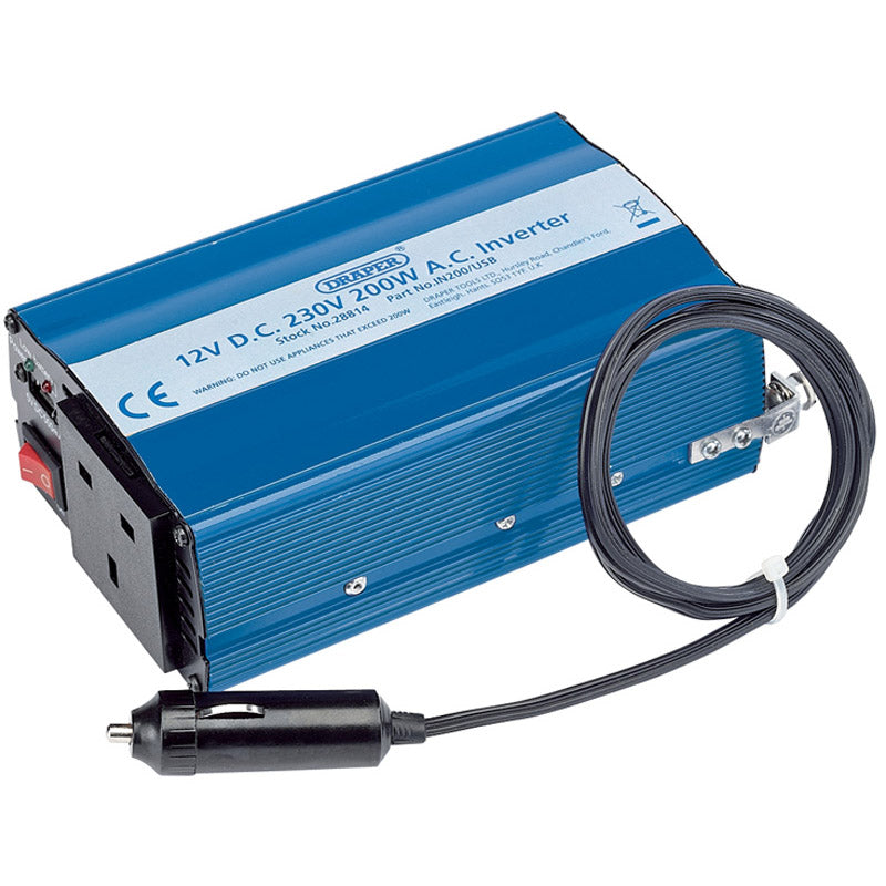 12V 200W DC-AC Inverter - 28814