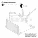 Borg & Beck Turbo Hose Part No -BTH1229