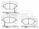 Borg & Beck Brake Pad Set -BBP2637