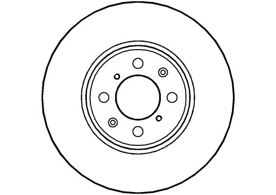 Disctech Brake Disc - Fits Land rover, Mg - ABD2763 - Front Axle