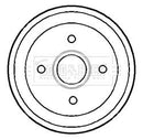 Borg & Beck Rear Brake Drum (Single) -BBR7116