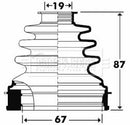Borg & Beck Cv Joint Boot Kit Part No -BCB2901
