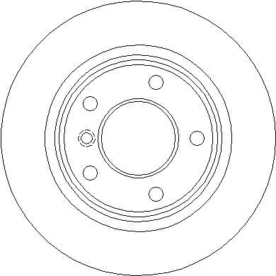 Disctech Brake Disc - Fits Alpina, Audi - ABD3436 - Rear Axle