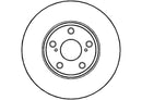 Disctech Brake Disc - Fits Audi - ABD2790 - Front Axle