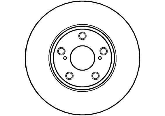 Disctech Brake Disc - Fits Audi - ABD2790 - Front Axle