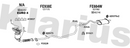 Klarius FE938E - Centre Pipe  - Fits Ford Ka 1.3i