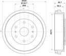 Mintex Brake Drum (Single) fits -Toyota MBD321 (also fits other vehicles)
