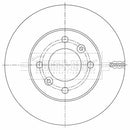 Borg & Beck Brake Disc Pair Part No -BBD5451