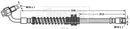 Borg & Beck Brake Hose Part No -BBH7738