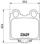 Brembo Brake Pad Set - P83045