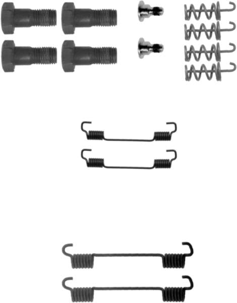 Textar Brake Shoe Fitting Kit - 97034500
