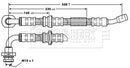 Borg & Beck Brake Hose Part No -BBH7211