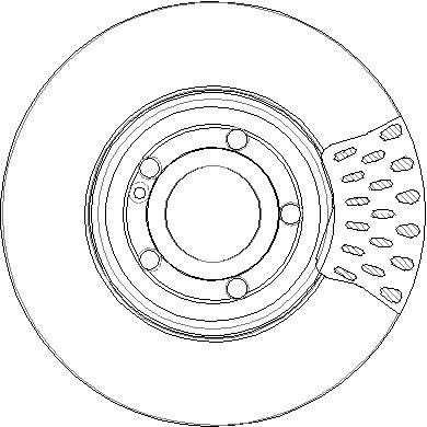 Disctech Brake Disc - Fits Hyundai, Mercedes-benz - ABD3296 - Front Axle