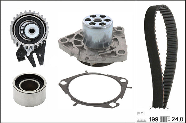 INA Water Pump & Timing Belt Set - Part No - 530062530