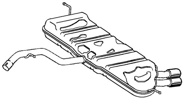 Klarius VW1102J - Box With Tail Pipe