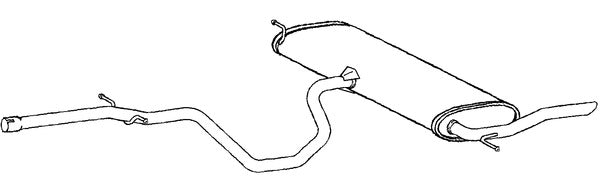 Klarius SE166C - Box With Tail Pipe  - Fits Seat Altea (5P1) 1.6 TDI