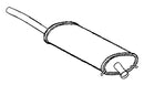 Klarius FE1541A - Tail Pipe  - Fits Ford TRANSIT V363 Van (FCD, FDD)2.0