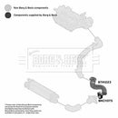 Borg & Beck Turbo Hose Part No -BTH1223