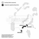 Borg & Beck Turbo Hose Part No -BTH1113