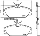 Mintex Brake Pad Set fits -Lamborghini Renault MDB1613 (also fits other vehicles)