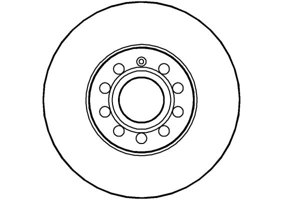 Disctech Brake Disc - Fits Audi - ABD2065 - Front Axle