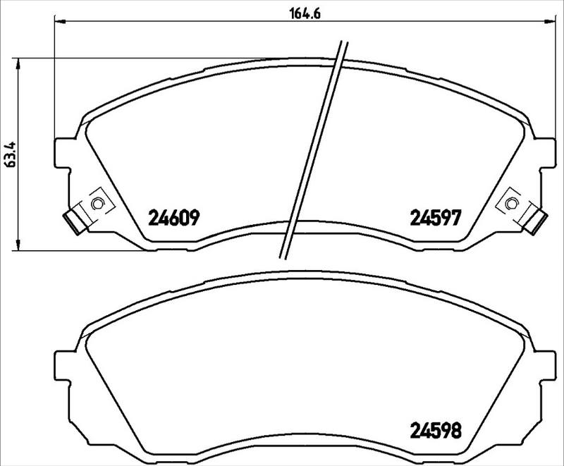 Brembo Brake Pad Set - P30041