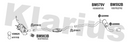 Klarius BM983B - Catalyst Repair Pipe  - Fits BMW 1 Sports Hatch (F20) 114d