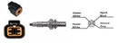 Fuel Parts Oxygen Sensor - LB1432
