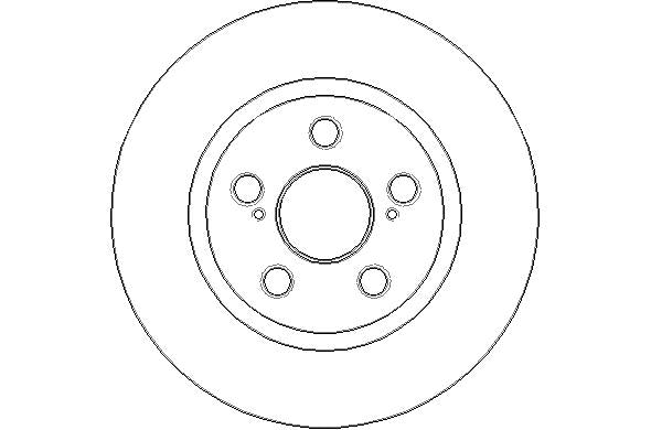 Disctech Brake Disc - Fits Toyota - ABD2255 - Rear Axle