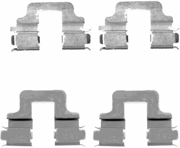 Mintex Brake Fitting Kit fits -Ford Land Rover Volvo MBA1731 (also fits other vehicles)