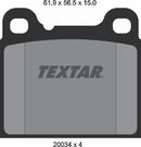 Textar Brake Pad Set - 2003402