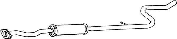 Klarius PG806L - Box With Centre Pipe  - Fits Peugeot 207 1.6i