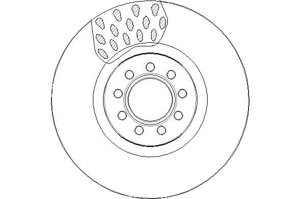 Disctech Brake Disc - Fits Iveco - ABD2990 - Front Axle