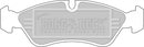 Borg & Beck Brake Pad Set -BBP1423