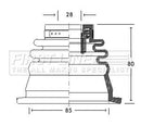 First Line Cv Joint Boot Kit Part No -FCB2650