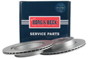 Borg & Beck Brake Disc (Pair)  - BBD5678