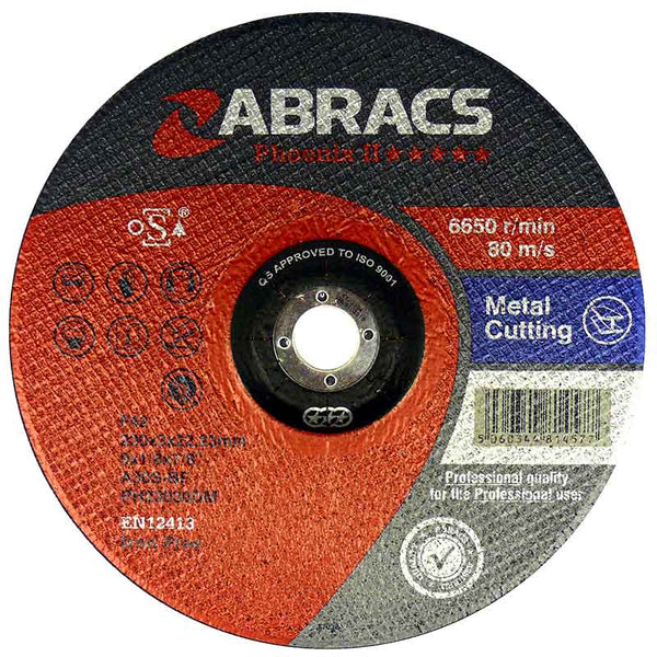 Metal Cutting Discs - Phoenix ll - Flat - 835389 x5