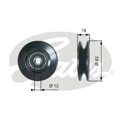 Gates DriveAlign Idler Pulley - T36606