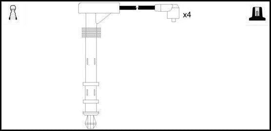 ElectroSpark Ignition Lead Set - OEK187