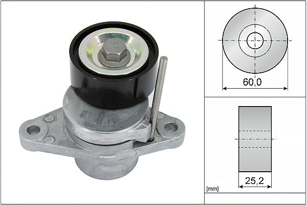 INA Tensioner Lever - V-Ribbed Belt - Part No - 534047410