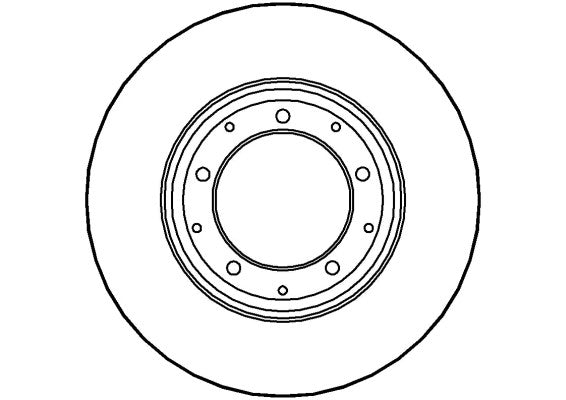 Disctech Brake Disc - Fits Honda, Land rover - ABD2895 - Rear Axle