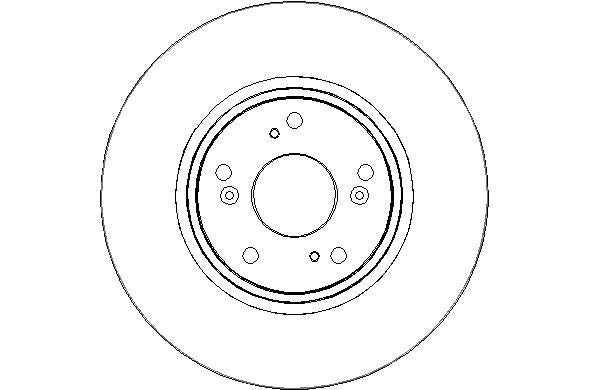 Disctech Brake Disc - Fits Honda - ABD3063 - Front Axle